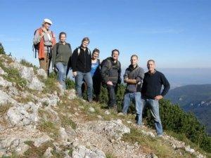 Core group of the snail team on our local mountain Schneeberg